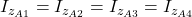 Rendered by QuickLaTeX.com  I_{z_{A1}} = I_{z_{A2}} = I_{z_{A3}} = I_{z_{A4}}