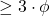 Rendered by QuickLaTeX.com  \geq 3\cdot \phi