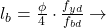 Rendered by QuickLaTeX.com  l_{b} = \frac{\phi }{4} \cdot \frac{f_{yd}}{f_{bd}} \rightarrow