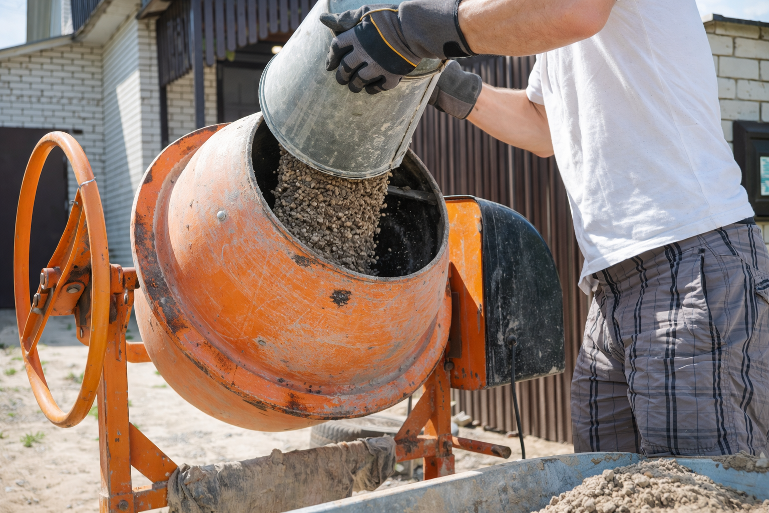 betoneira para concreto